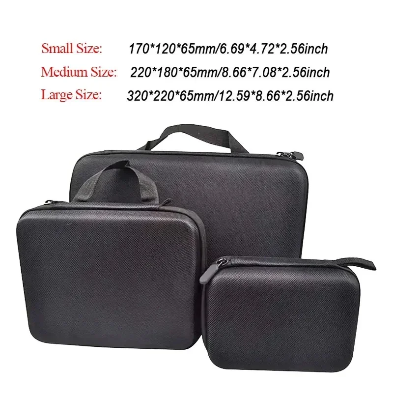 

Shockproof DIY Travel Storage Box Collection Foam Bag Case for GoPro for Xiaomi SJCAM DJI OSMO EKEN SJCAM Action Camera bag