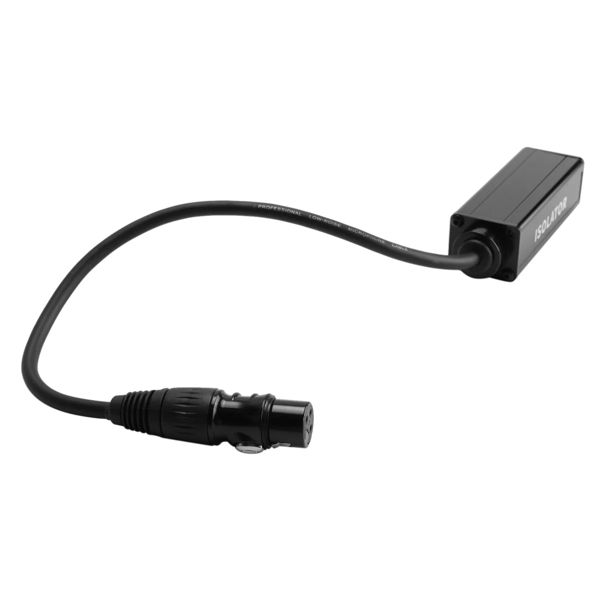 Audio Cable Isolator XLR Eliminates Noise Ground Loop Audio Isolator Anti-Interference Current Sound Eliminates Noise