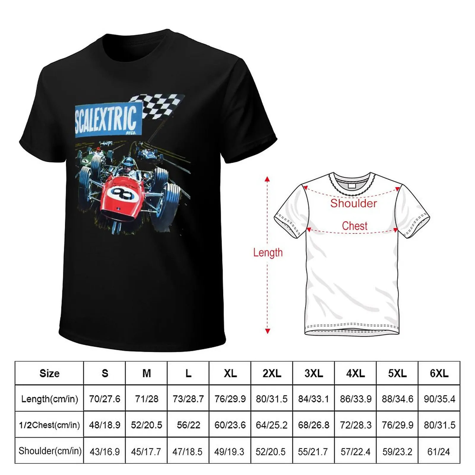 Scalextric T-Shirt T-Shirt summer clothes Blouse oversized t shirt mens graphic t-shirts big and tall