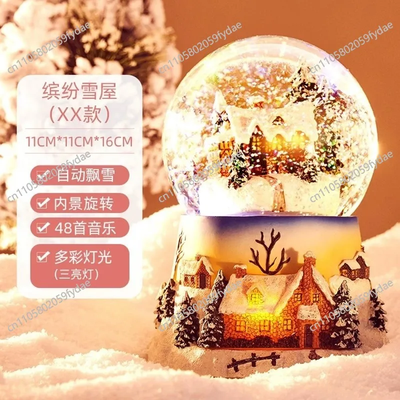 Snow Crystal Ball Dream Music Box Music Box