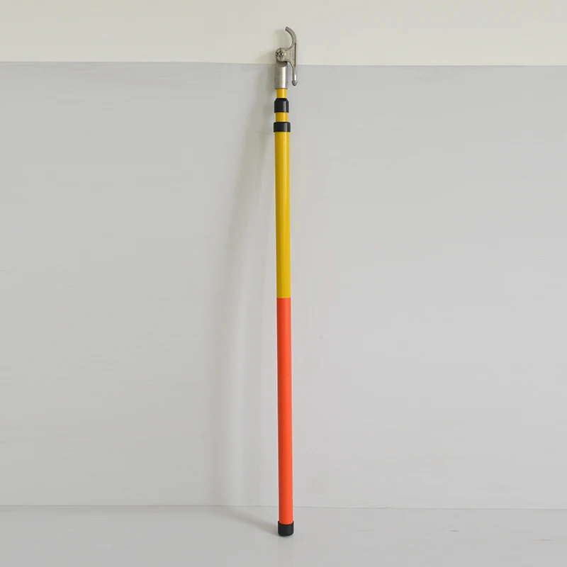 Manufacturer Price Safety Equipment Insulated High-Voltage Operating Rod Electrical Power Telescopic Fiberglass Hot Sticks