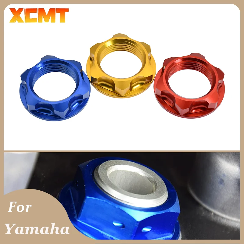 

For Yamaha YZ250F YZ450F YZ125 YZ250 YZ400F YZ426F YZ125X YZ250X YZ250FX YZ450FX WR250F WR450F YZ CNC Steering Stem Top Yoke Nut