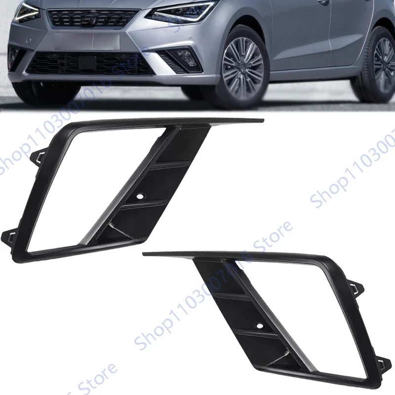 

Решетка противотуманной фары, передний бампер, нижняя противотуманная решетка, крышка 6F0853665C для SEAT Ibiza MK5 2017 2018 2019 2020 2021, автомобильные аксессуары