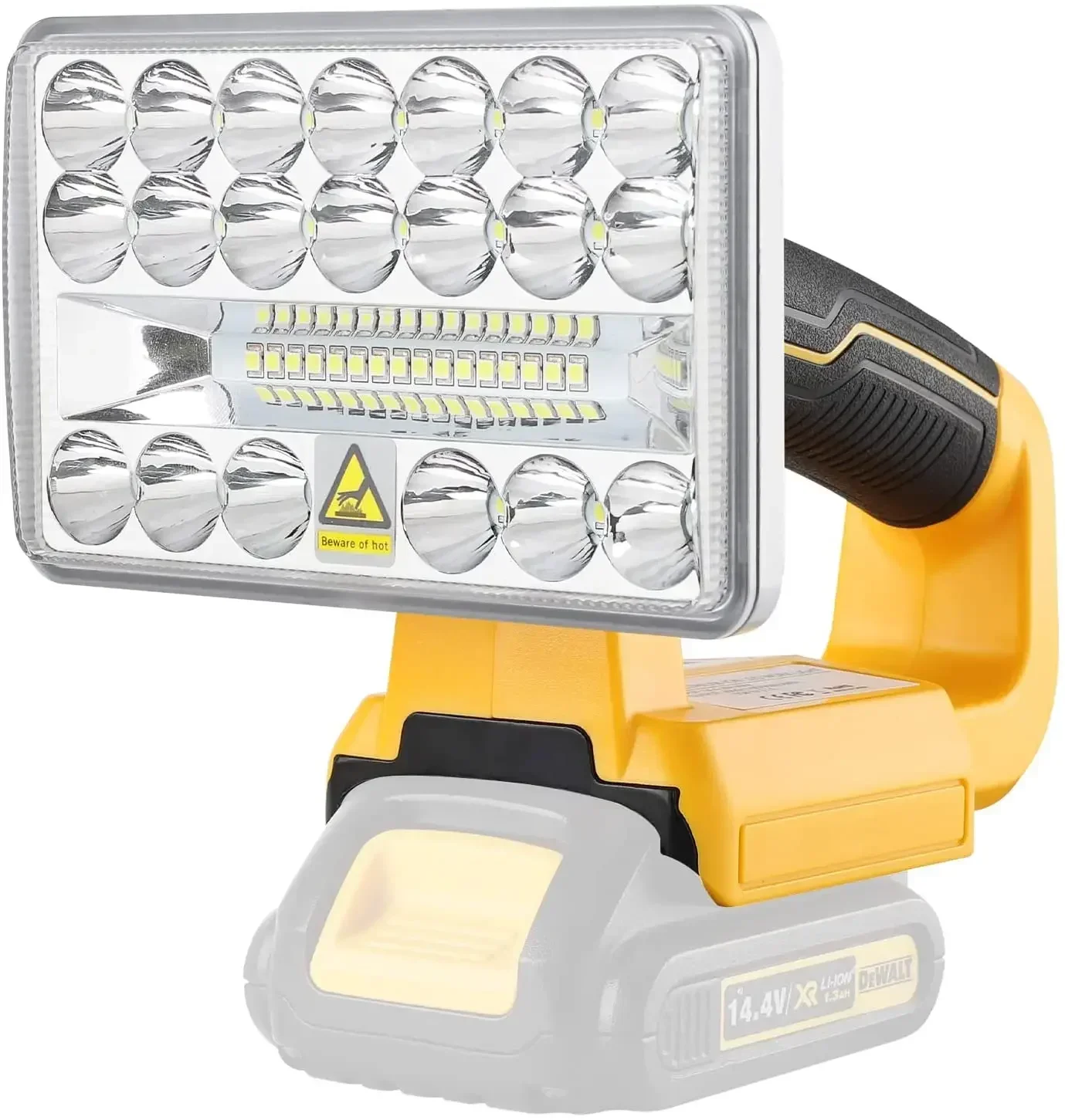 For dewalt 18W tool light indoor and outdoor light Led light work light For DEWALT 14.4V- 20V lithium ion battery DCB201 DCB200