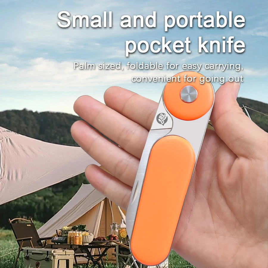 

YingQu CP58 Folding Knife Pocketknives Small Knives Fruit Knife Food Grade ABS Handle Foldable Camping Survival Hunting EDC