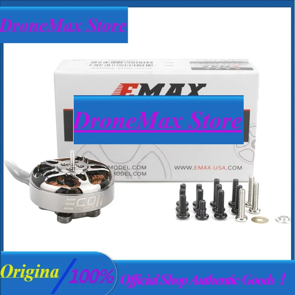 DroMaEmax ECOII ECO II 2004 1600KV 2000KV 2400KV 3000KV 3-6S RC Lipo 3mm Shaft CW Brushless Motor For Multirotor FPV Drone Quadc