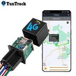 4G Relay GPS Tracker Car Truck Electric Motorcycle Cut Oil Locator ACC Towed Away Call Alarm Security Protection Tracking System