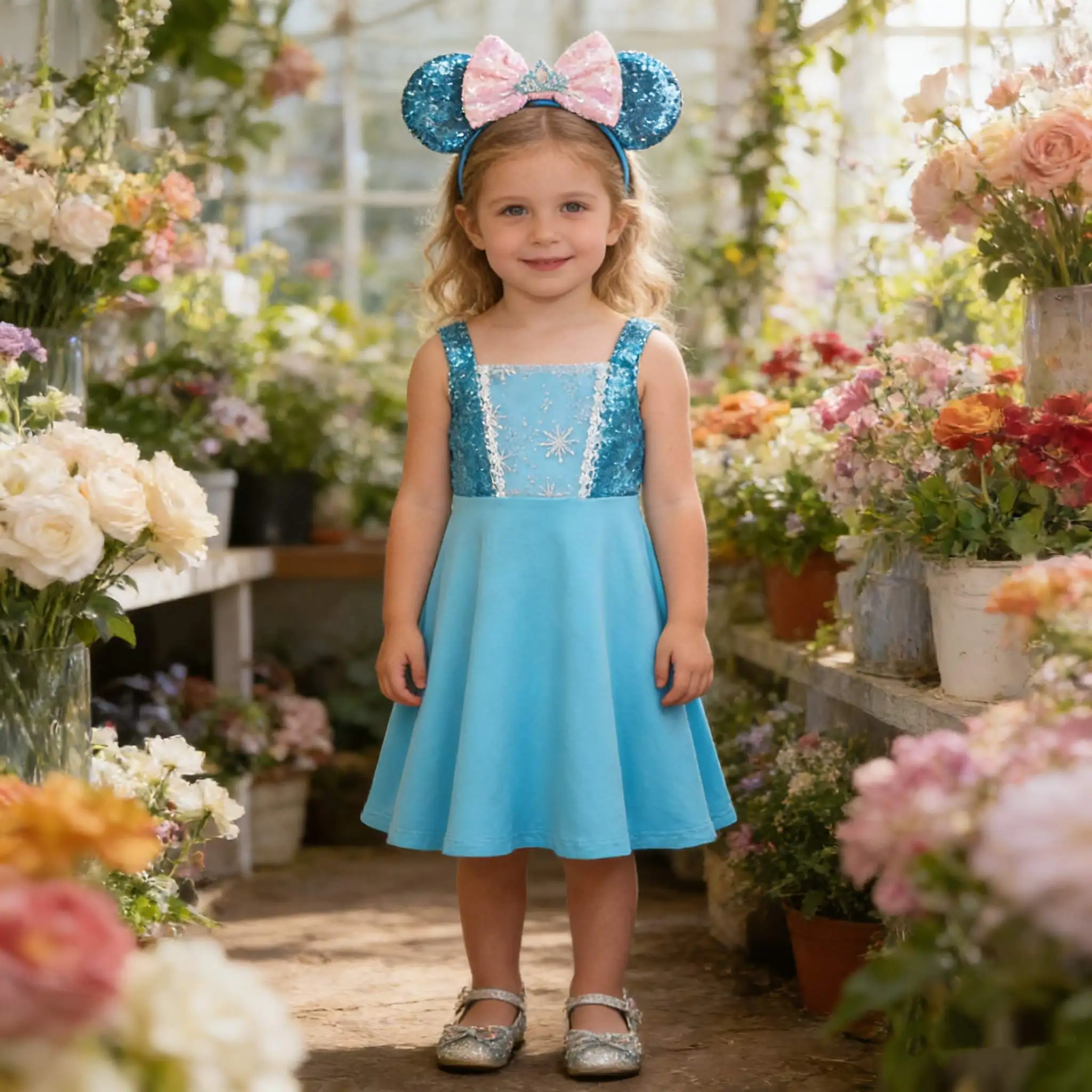 Summer Casual Dress for Girls Cinderella Dress One-Shoulder Sling Short Sleeve Cosplay Princess Costume Casual Vest 2-10 Years
