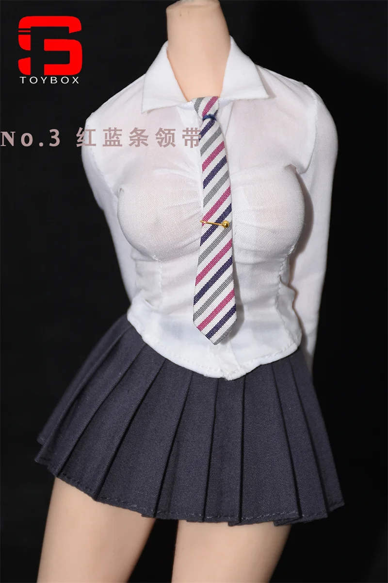 In Voorraad 1/6 Schaal Vrouwelijke Stropdassen Stropdas Enkelsok Kleding Accessoires Model Fit 12-inch TBL PH Soldaat action Figure Body