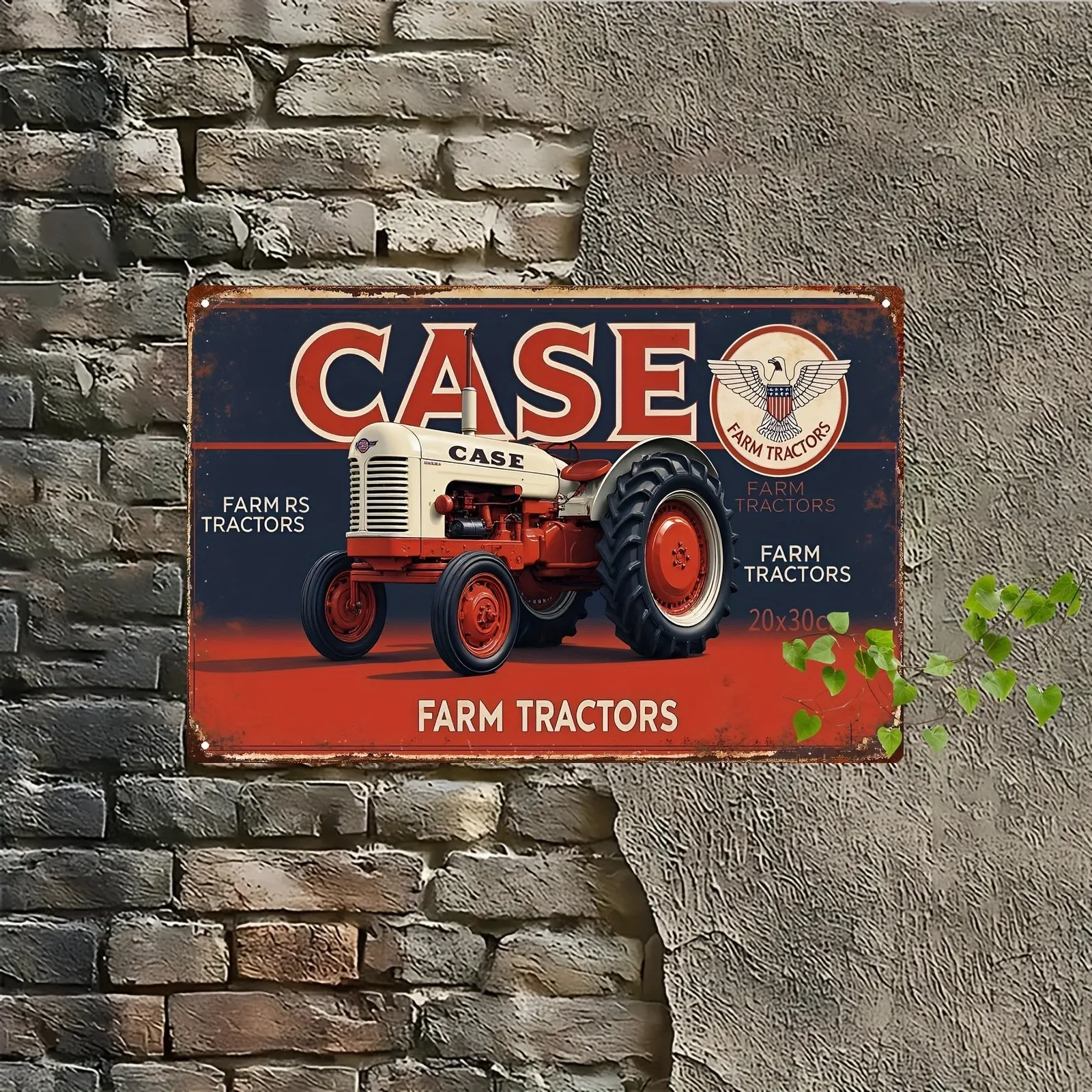 Vintage Farm Tractor Heavy-Duty Farmhouse Tin Metal Signs Home Décor 8x12