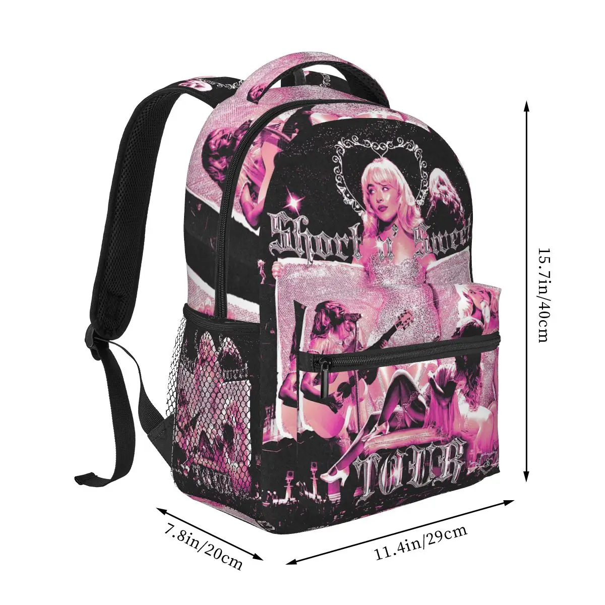 Sabrina Carpenter Man's Best Friend Graphic Backpack Hot Sale Daypack Boys Girls BookBag School Bag Shoulder Bags for Men Women