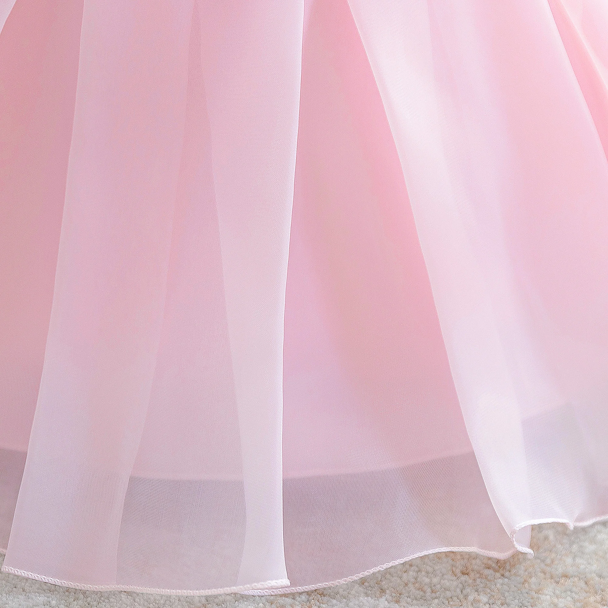 Kinderkleider, Prinzessinnenkleider, Tutu-Kleider, Blumenmädchenkleider, Partykleider, Abendkleider für den ersten Geburtstag des Babys – Detail 9