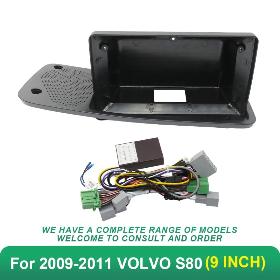 

Car Radio Fascia For 2009-2011 VOLVO S80 (9INCH, LHD) Android GPS MP5 Stereo Player 2 Din Head Unit Panel Dash Frame Installatio