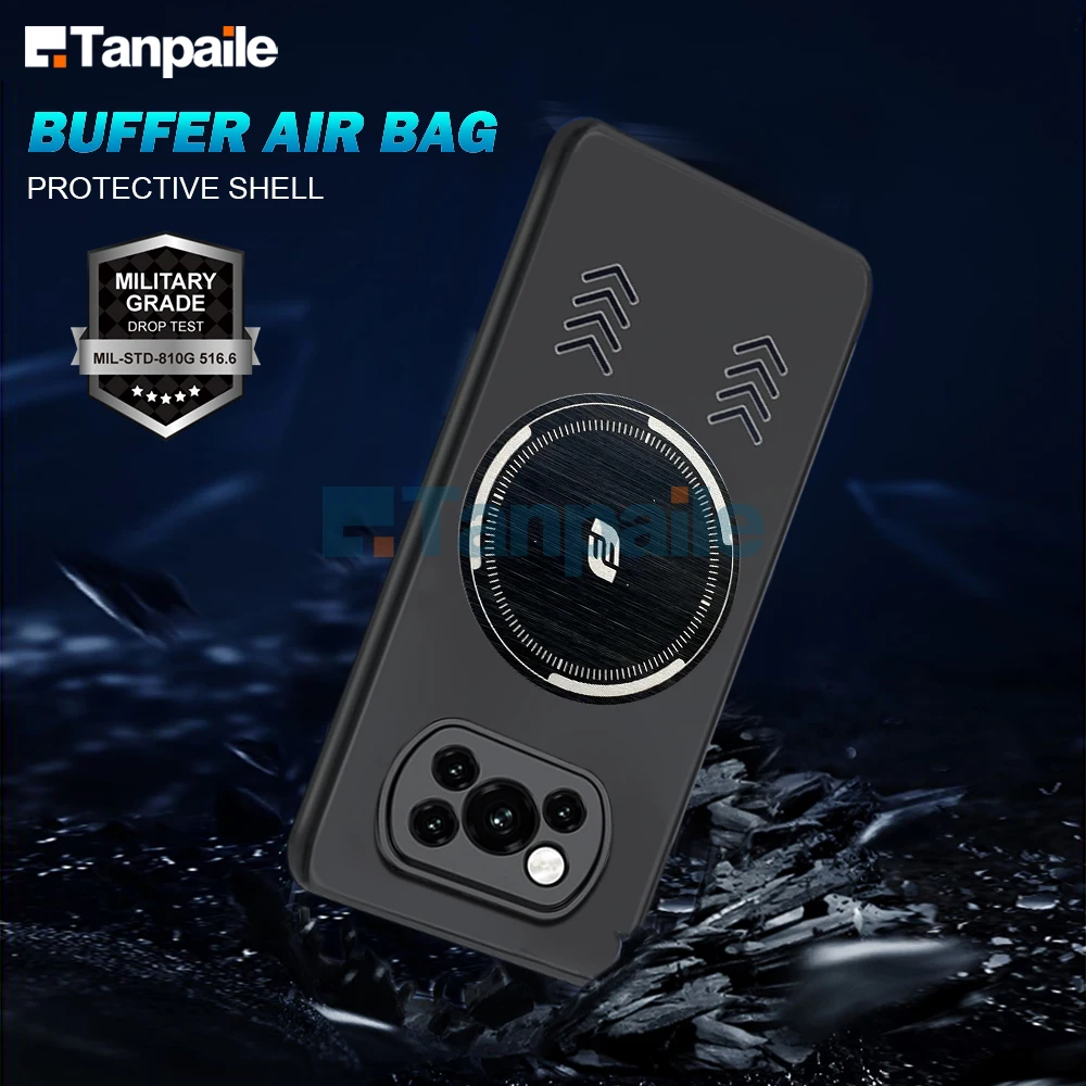 Tanpaile Cooling Magnetic Phone Case For Xiaomi Poco X3 NFC Pro GT X4 F4 F3 F5 Bumper Graphene Heat Dissipation Back Cover