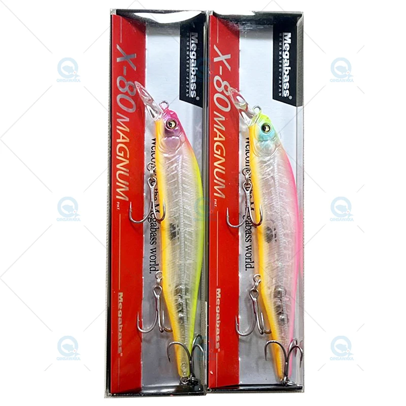 Megabass X-80 ルアー 6個セット Original JAPAN Megabass X-80 MAGNUM X-80 SW LBOI LIMITED COLOR GP