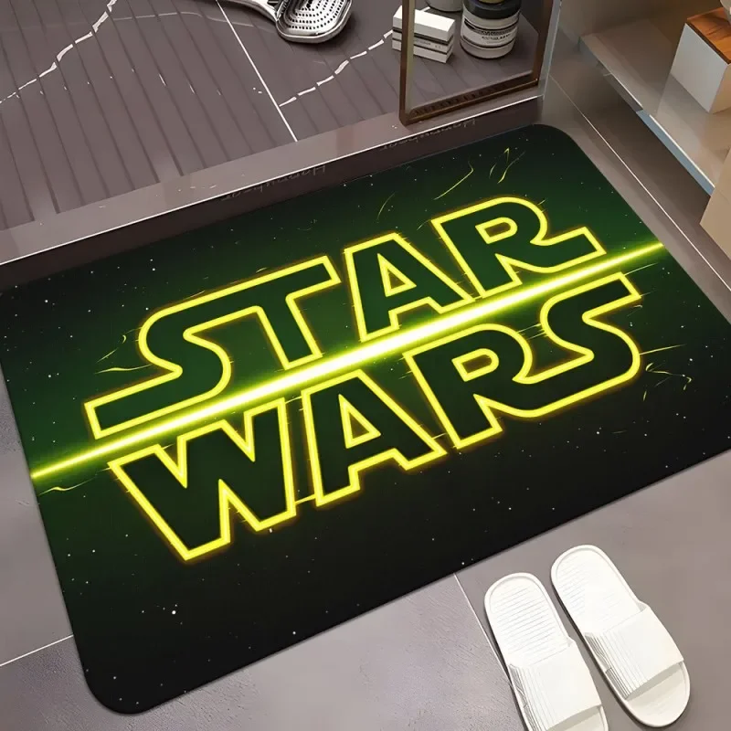 MINISO Disney Star Wars Memory Foam Bath Rug Non-Slip Absorbent Bathroom Mat Machine Floor Mat for Home Decor Bedroom Kitchen