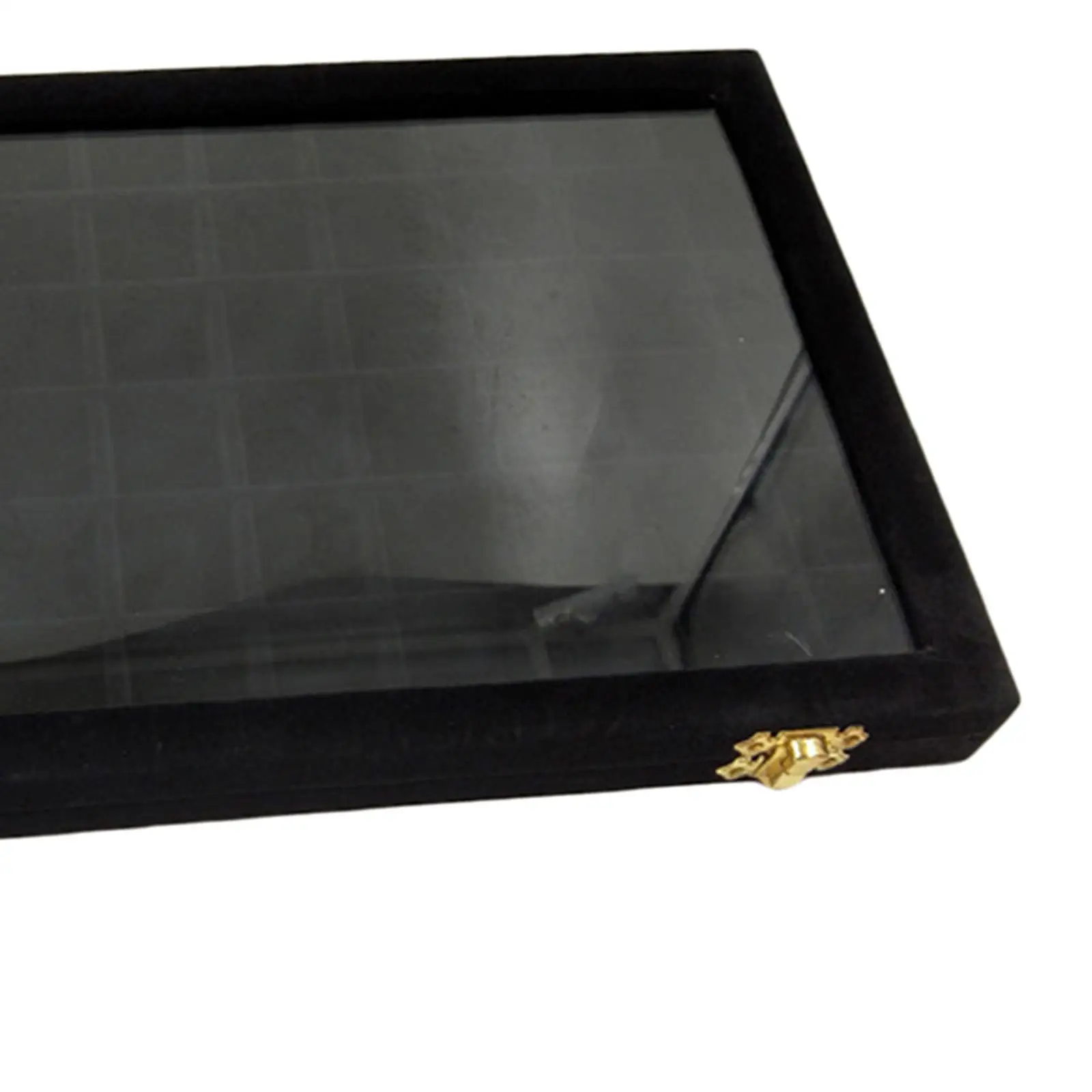 Jewelry Organizer Case Velvet Jewelry Tray Removable Sections Jewelry Storage Box for Women Girls Accessories