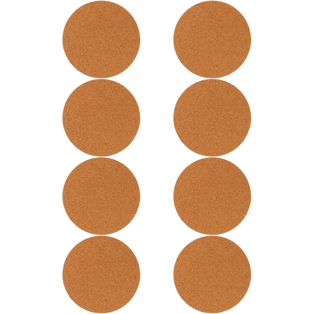 8 قطعة نباتات الفلين وعاء الحصير 10 سنتيمتر منصات زارع طبيعية مستديرة مقاوم للماء المضادة للانزلاق الزهرية أسفل الوقايات حديقة صينية النبات