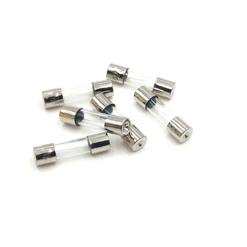 100pcs 5*20mm6*30mm T/Slow Blow Glass Fuse 250V 0.5 1 2 3 5 6 8 10 15 20A AMP Fuse Electronic Component Voltage Protection