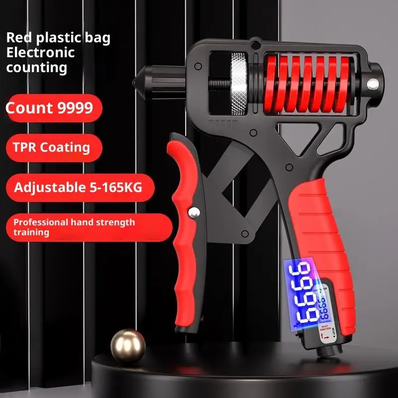 Strengthener Hand Gripper Nonslip Grip Strength Trainer Adjustable Resistance 5-165KG For Finger Rehabilitation Training Fitness