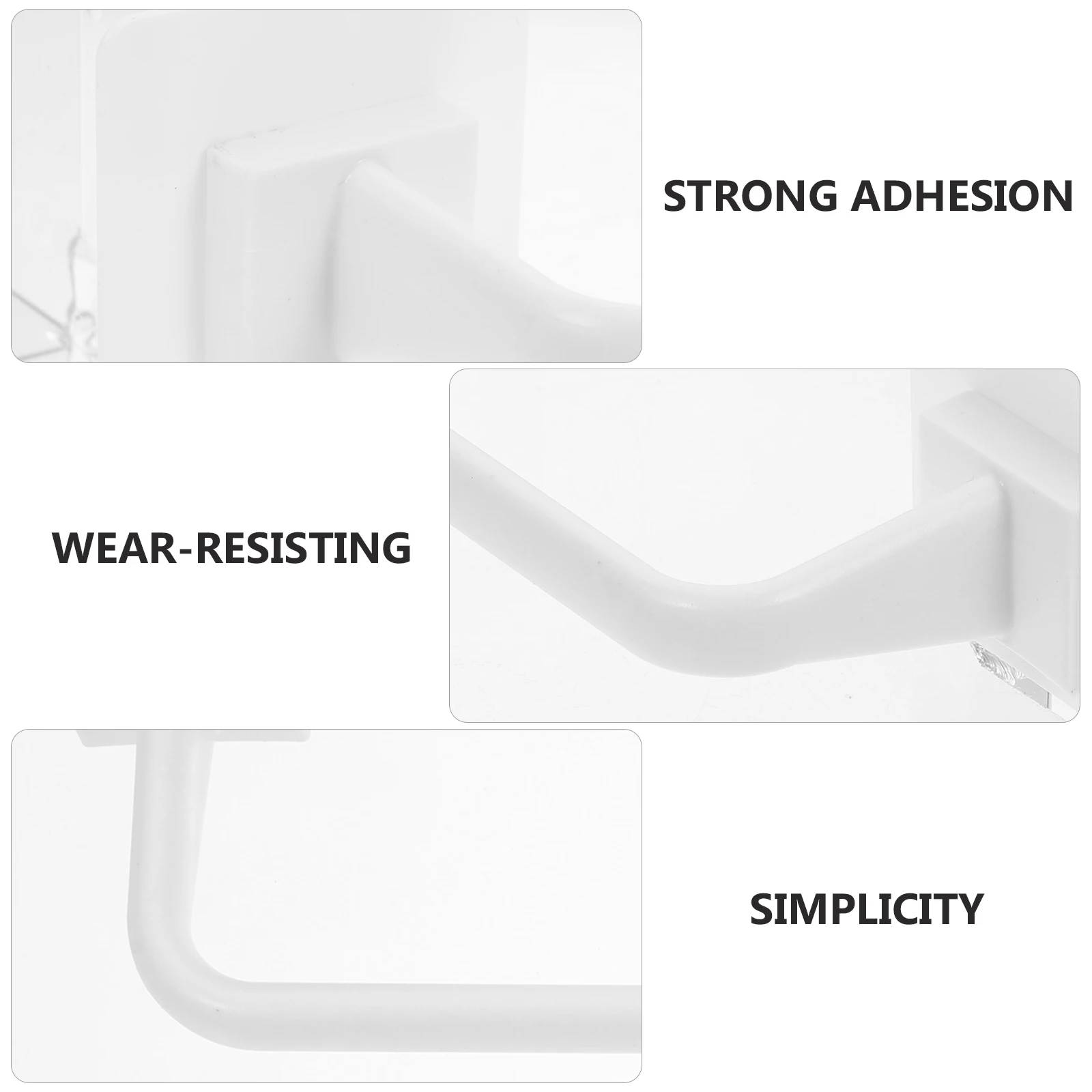

1pc Premium Wall MountedStainless Steel Towel Rack Bathroom Towel Holder Lightweight for Kitchen Organizer