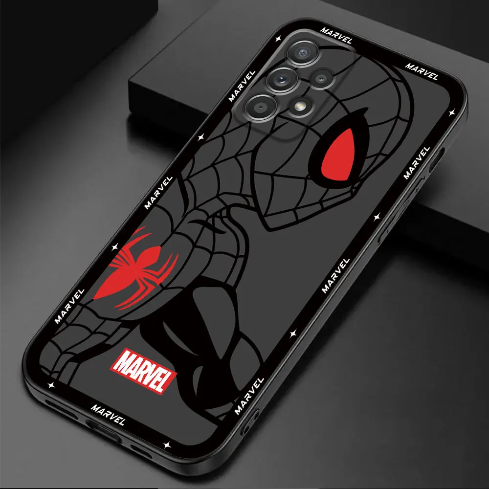 Marvel Spiderman Ironman Case for Samsung Galaxy A12 A14 A22 A54 A42 A32 A13 A73 A52 A11 A21s A53 A23 A34 A24 A33 A72 Cover