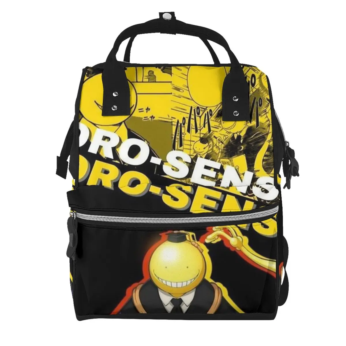 Assassination Classroom Octopus Koro Sensei Student Backpack School Bag Hiking Travel Daypack for Men Women Bookbag