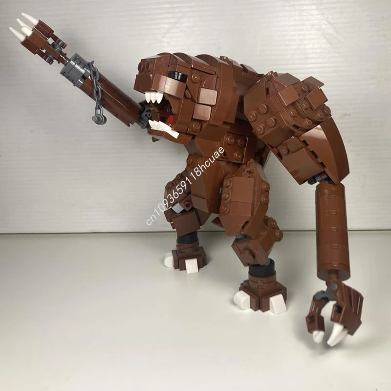 

392 шт. MOC Rancor Star Battle, строительные блоки, игрушка на день рождения, Рождество, подарок, игрушка для развития терпения и концентрации