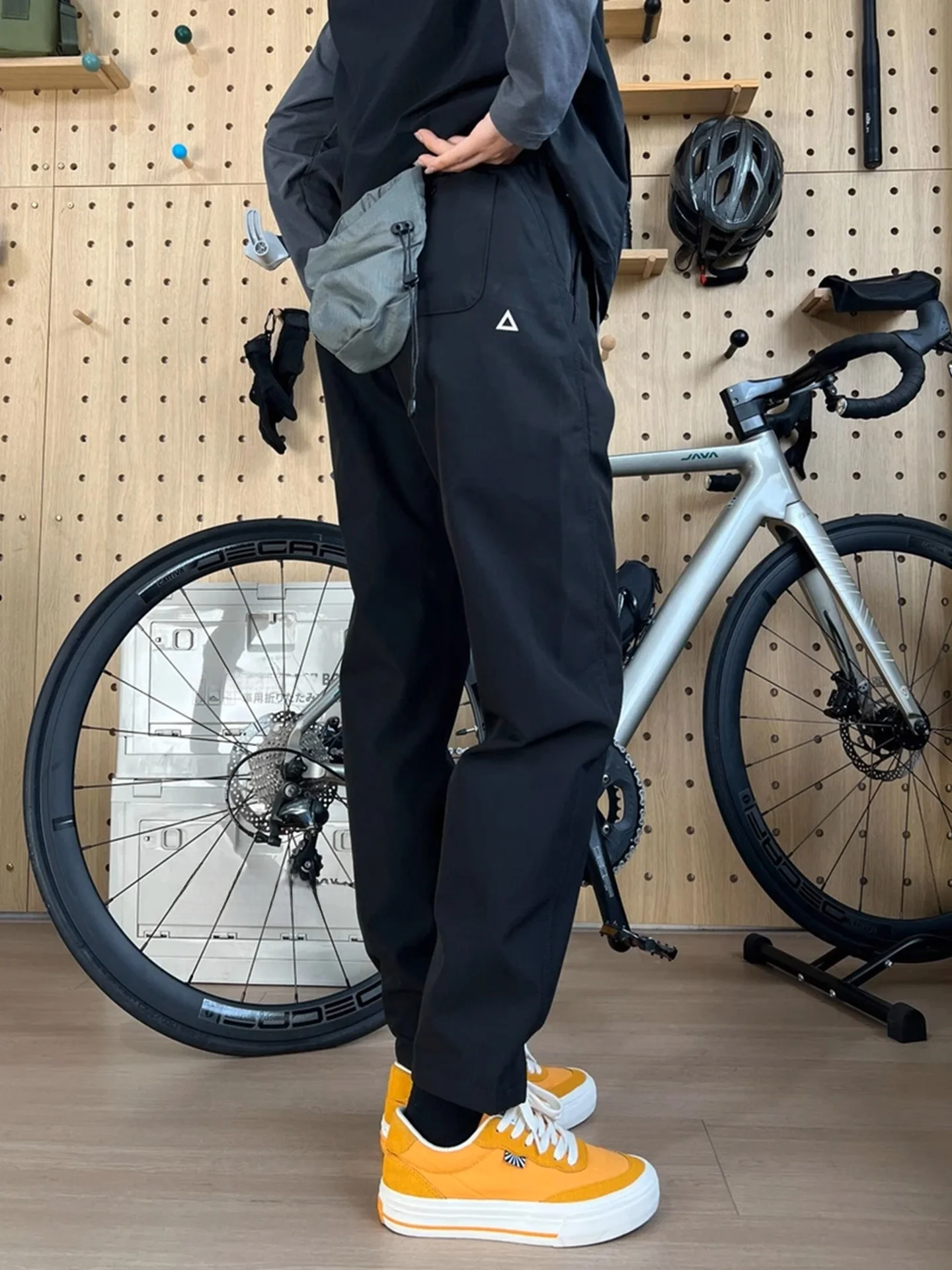 

Thiened Waterproof Fce Lined Ski Pants ex Autumn Winter Soft ell Trousers Casual Straight Leg Pants Faionable Ur...