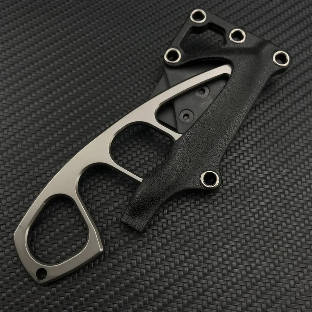 Pocket EDC Necklace Small Fixed Blade Knife 440C Stainless Steel Handle with ABS Sheath Outdoor Tactical Survival Mini Knives