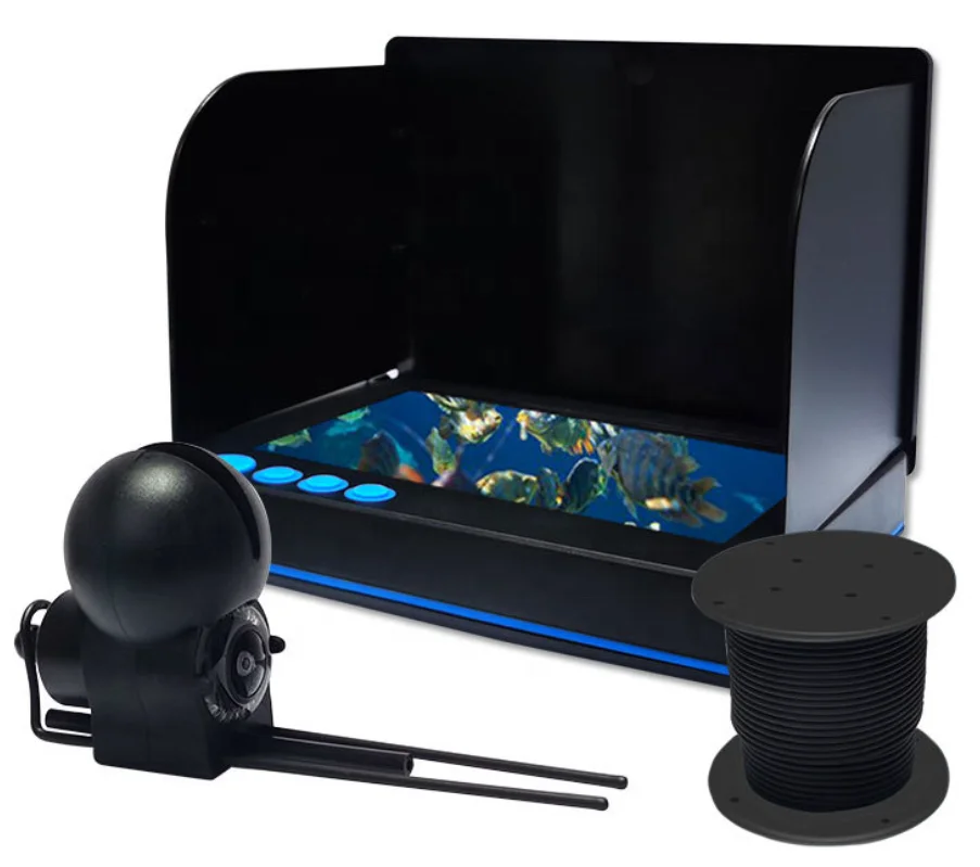 2024 New Fish Finder With a 4.3-Inch Ultra-Clear Screen a Temperature-Sensitive Depth Probe  a 20M Line Is Fishing Artifact