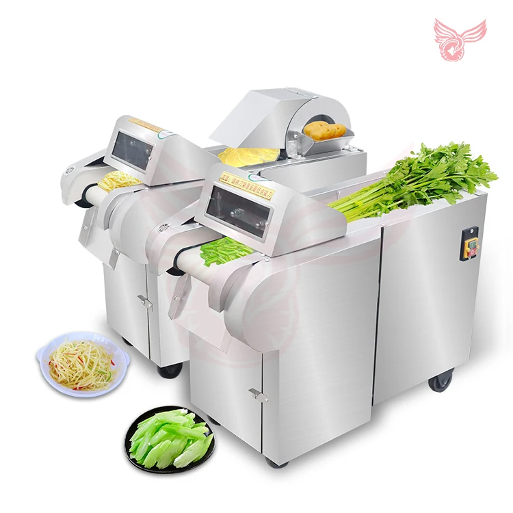 Cortadora de verduras multifuncional automática YQC660, cortadora de cebolla para tiendas de alimentos