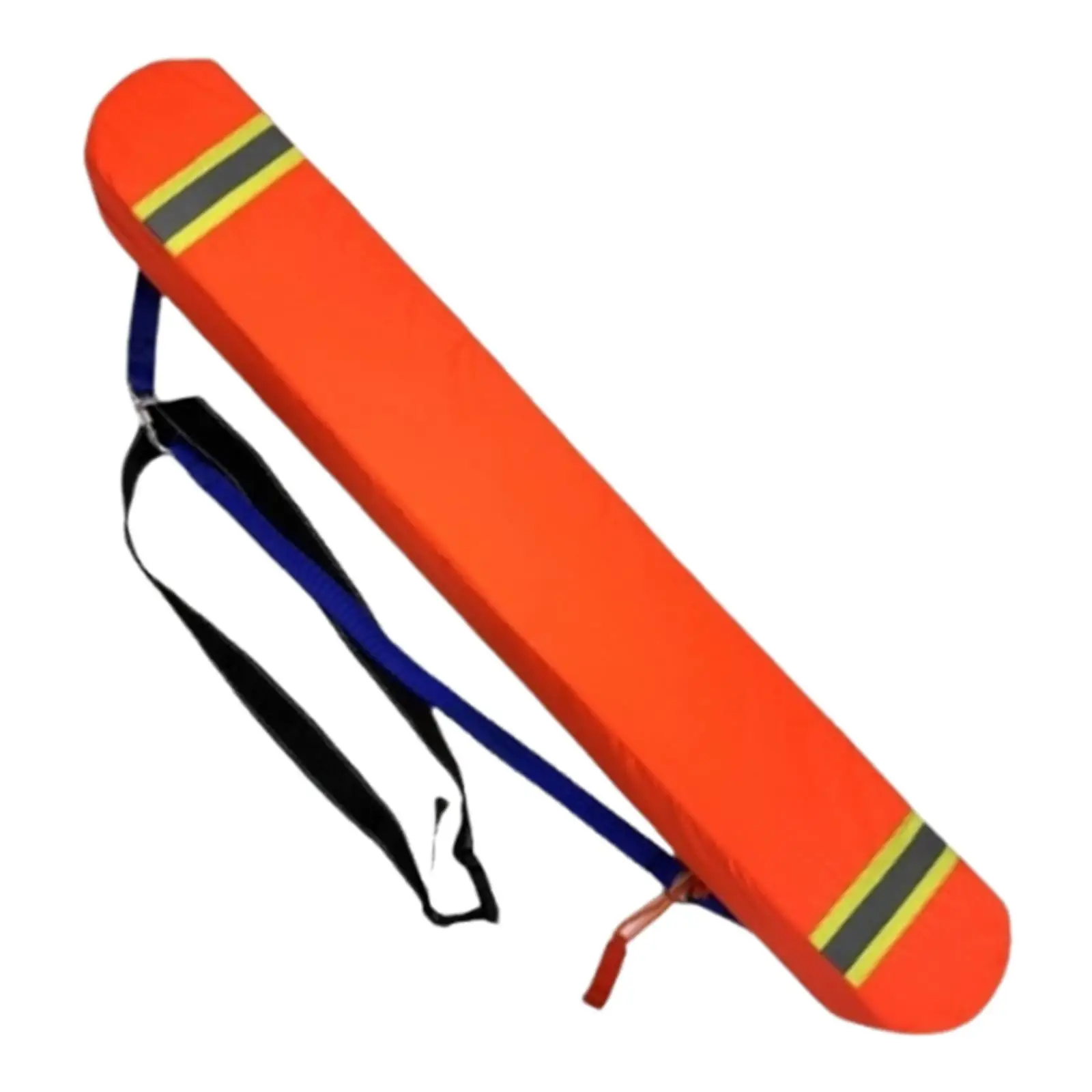 47 Inch Lifeguard Rescue Tube Swimming Aid Reflective Floating Buoy for Water Sports Rescue with Matching Whistle
