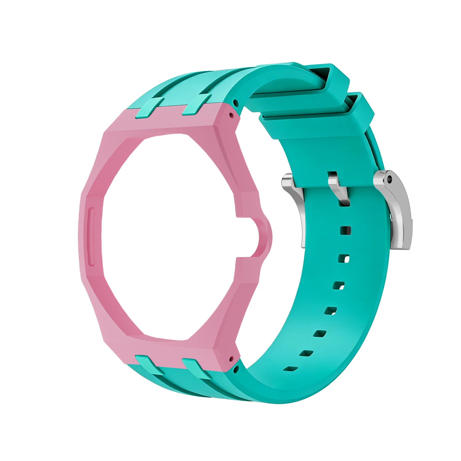 Biokeramiek Horlogekast + Siliconen Band voor Swatch X AP Royal POP Modificatie Kit Strap Case Changer Naar Horloge Accessoires