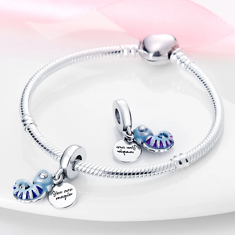 Fit Pandach 925 Originele Armbanden Mode 925 Zilver Kleur Kameleon Lieveheersbeestje Kleur Veranderen Bedels Kralen Fijne DIY Sieraden Geschenken