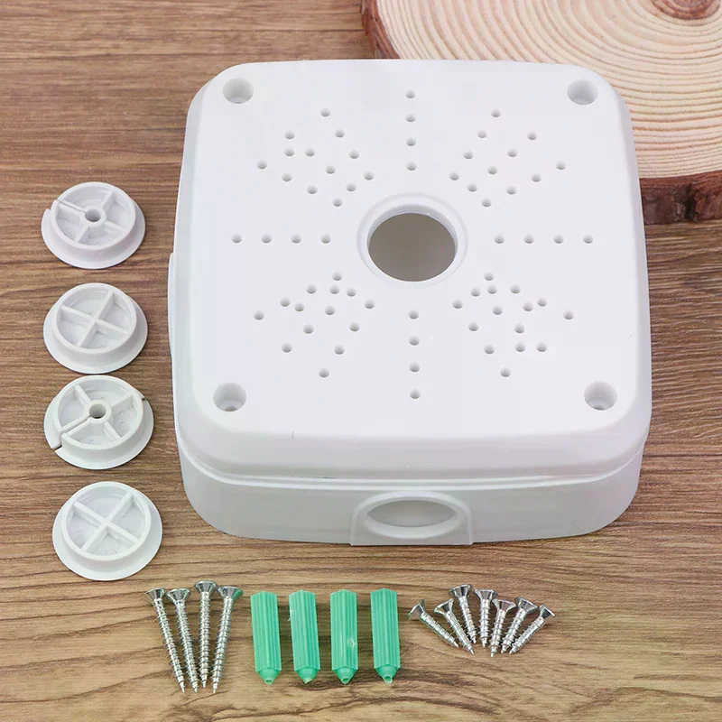 Security Camera Base Junction Box with Water-resistant Protection Design