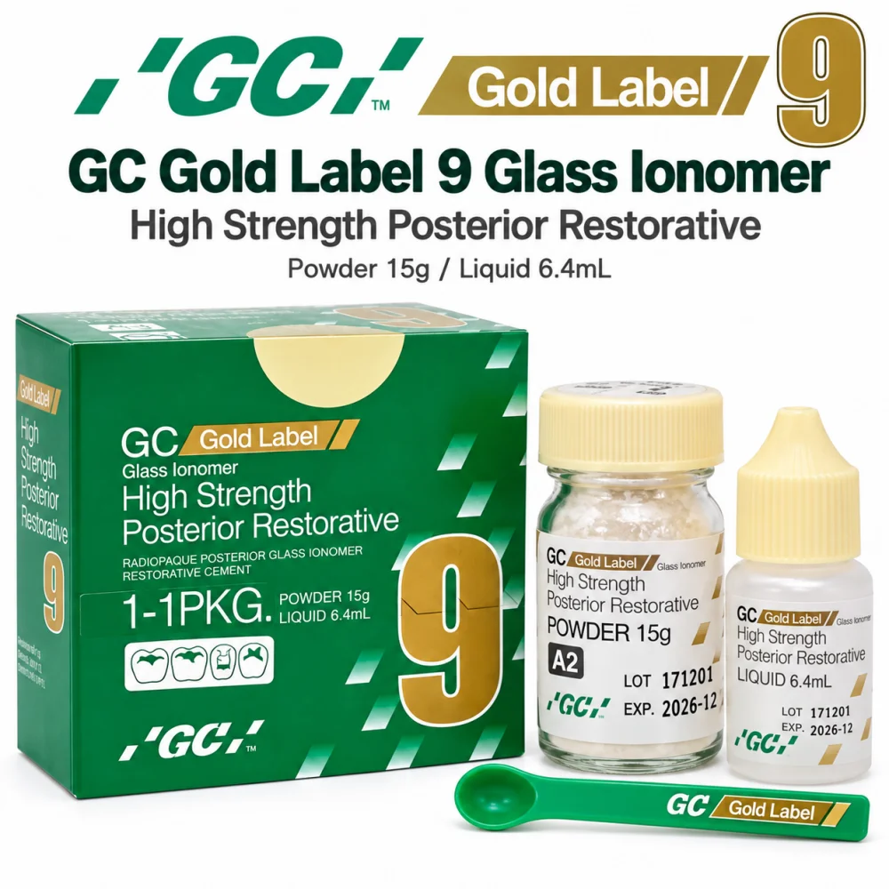 Dental Glass Ionomer GC Fuji IX9 High Strength Posterior Restorative Oral Restoration Filling Orthodontic Bonding Agent