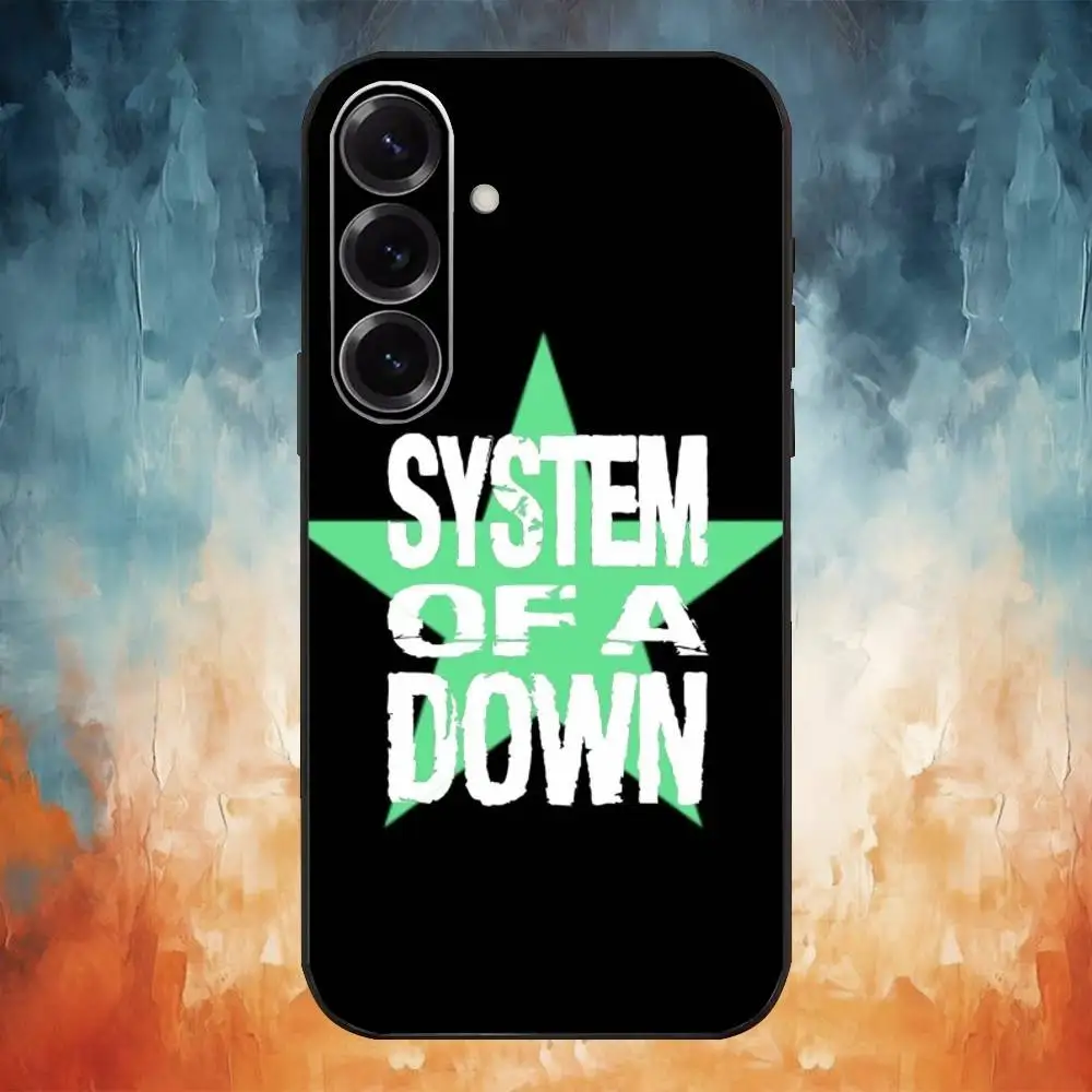 System of a Down Band Phone Case For Samsung Galaxy A91,80,73,72 ,71,53,52,32 ,31,22,21s,20,Soft Black Case