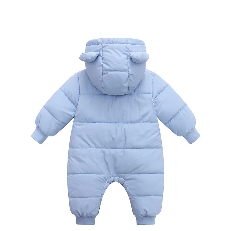 Baby\'s jumpsuit Baby Girls Clothes Newborn Winter Thick Rompers Infant Costume Coat Plus velvet Toddler Romper 0-3T boys Romper