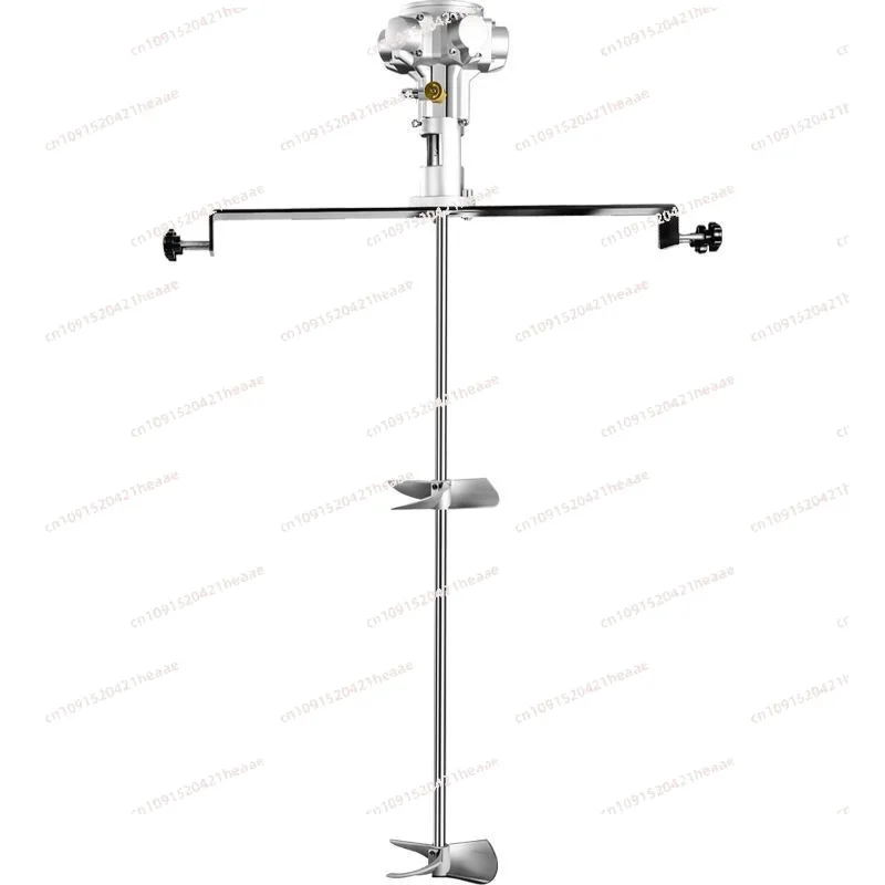 Suitable for horizontal plate stepped paint can barrel aluminum alloy 50 gallon pneumatic mixer