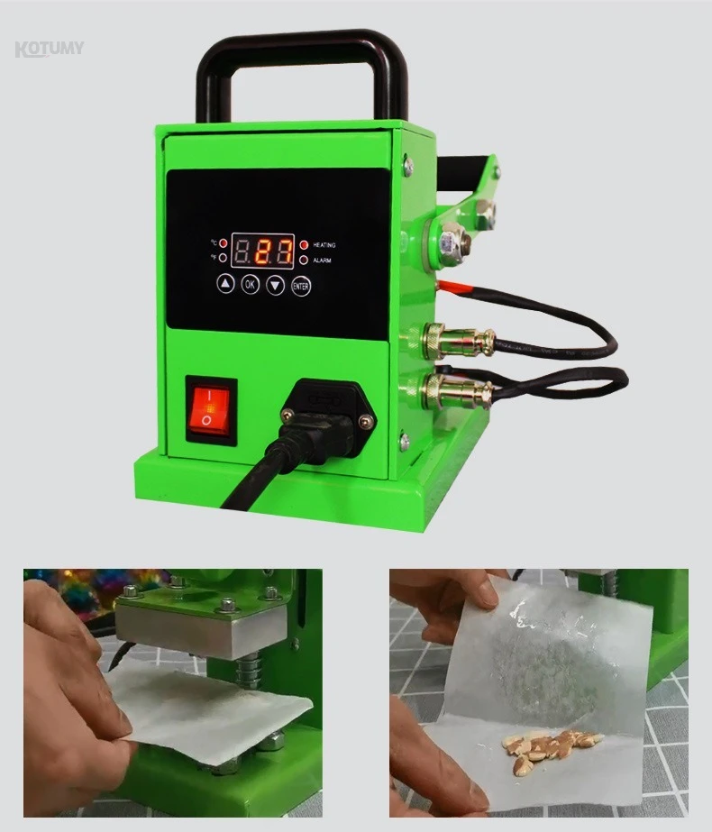 Heat Press Machine Easy to Operate Manual Pressing Machine Heat Transfer Small Upper and Lower Plate Press
