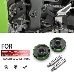 Frame Plugs For Kawasaki Z1000 2010-2021 ZX-10R 2008-2020 ZX-10RR 2021 2022 2023 2024 2025 Motorcycle Frame Hole Caps Cover Plug