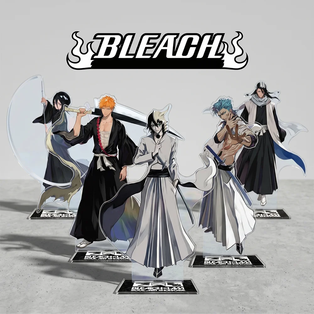 BLEACH Thousand Year Blood War 15CM Double Sided Acrylic Stand Keychain 2026 New Anime Stand Ichigo Kurosaki Rukia Gift For Fans