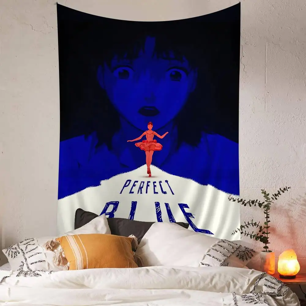 Anime P-Perfect B-Blue Cartoon Tapestry Wall Hanging Decoration Household Home Decor
