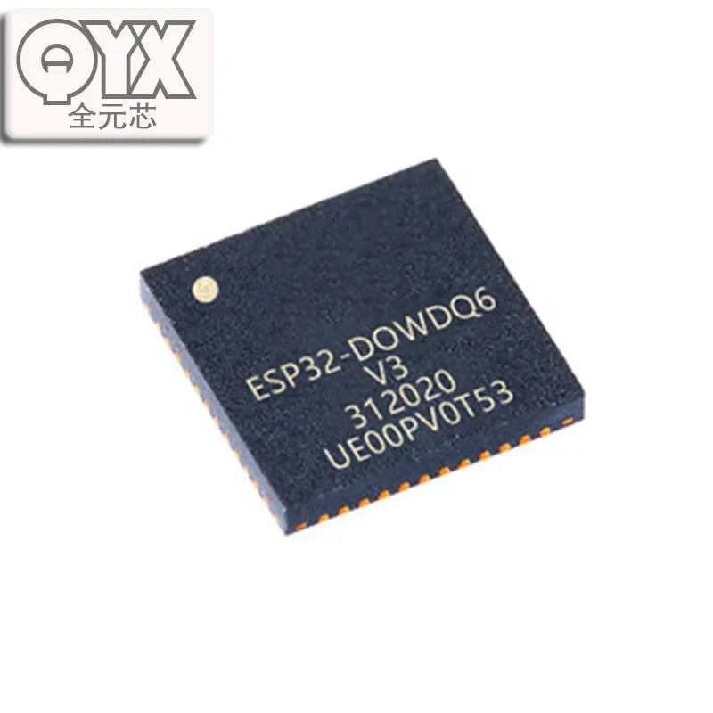 

10PCS/LOT NEW Original ESP32-D0WDQ6-V3 QFN-48 Dual-core Wi-Fi&Bluetooth MCU Wireless Transceiver Chip