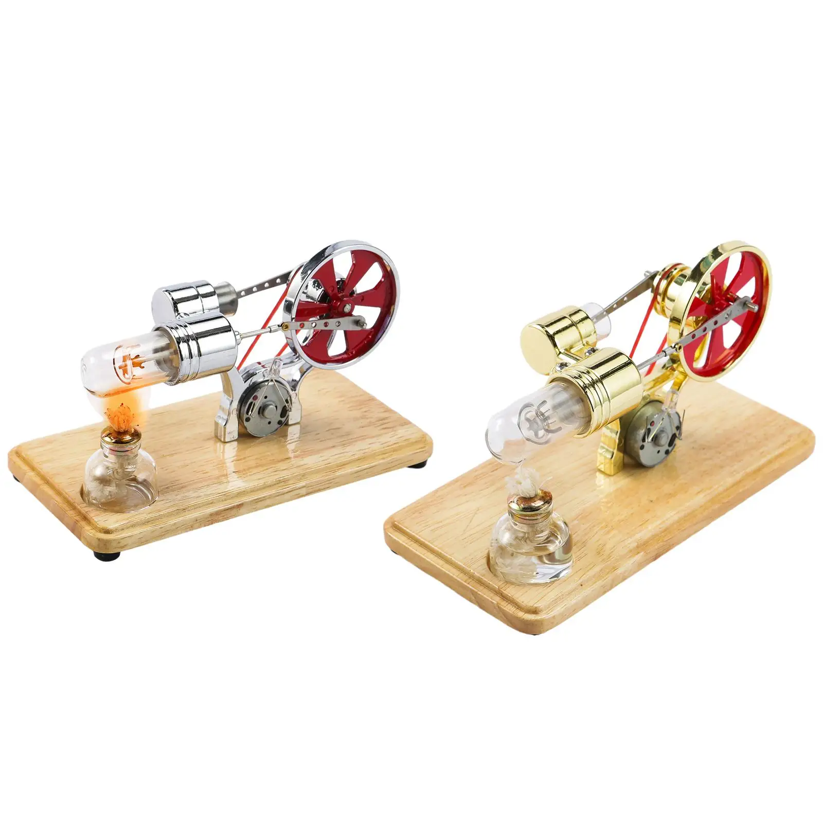 Stirling Engine Model Kits Educational Electric Heating Engine Steam Heat Physics Toy Steam Power Creative for Physics Lab Kids