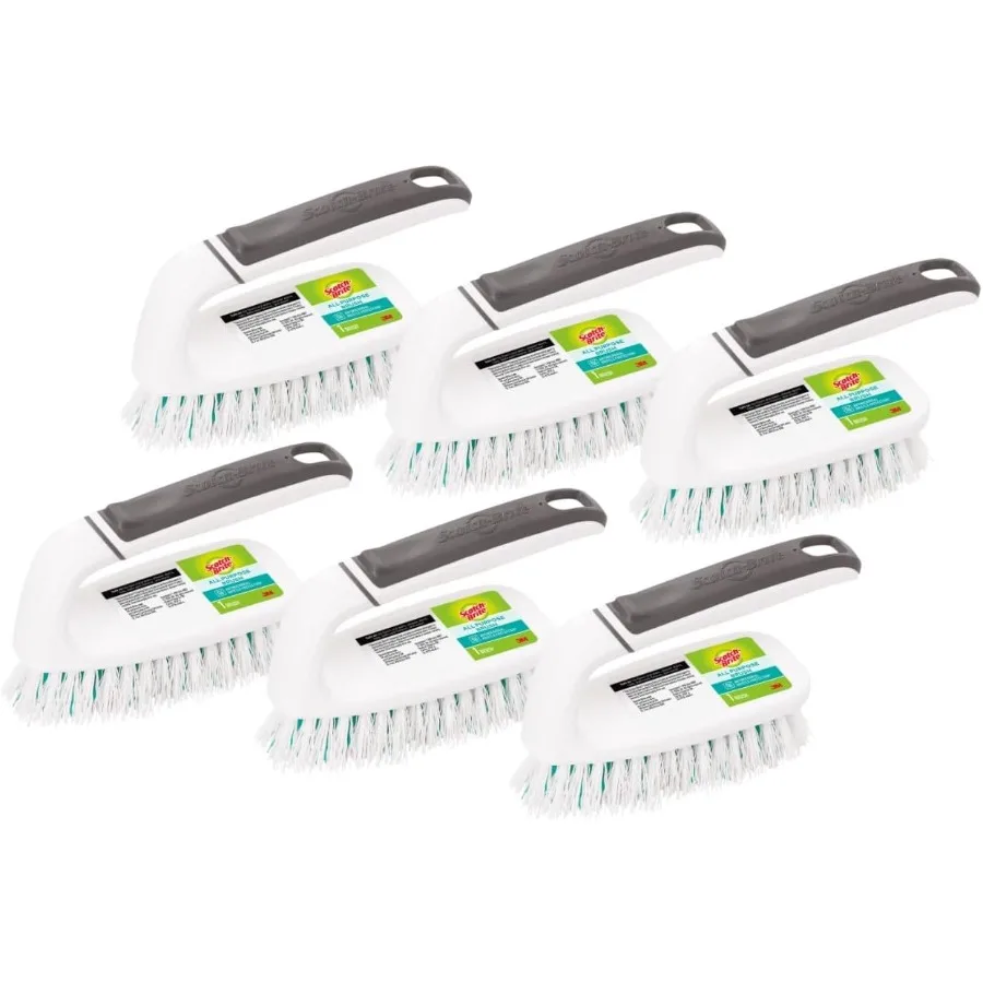 

All Purpose Brush for Cleaning Tile Floors and Walls Shower Doors Tubs Bathroom Fixtures and Other Surfaces MultiUse Cleaning T