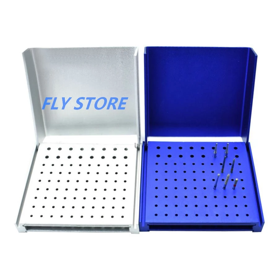 

Dental 86 Holes Endo Box Cleaning Stand Autoclave Sterilizer For High/Low Speed Dental RA FG Burs