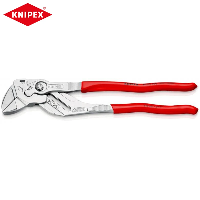 KNIPEX 86 03 300 Pliers Wrench Two-In-One Flexible Non-slip High Fastening Force Damage Prevention