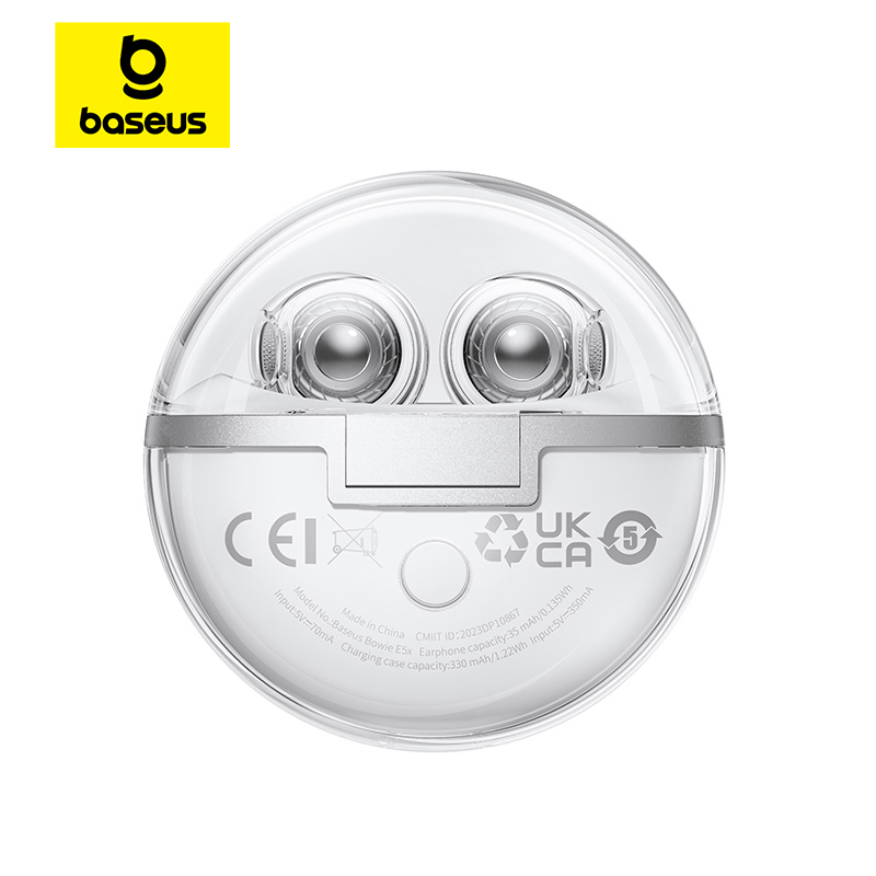  Baseus Bowie E5x True Wireless Earbuds Bluetooth 5.3 Semi-in-Ear Earphones 4-Mic AI ENC 25H Playtime Ear buds 